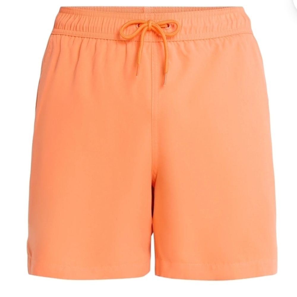 George Men's Vibrant Orange Drawstring Swim Shorts 942